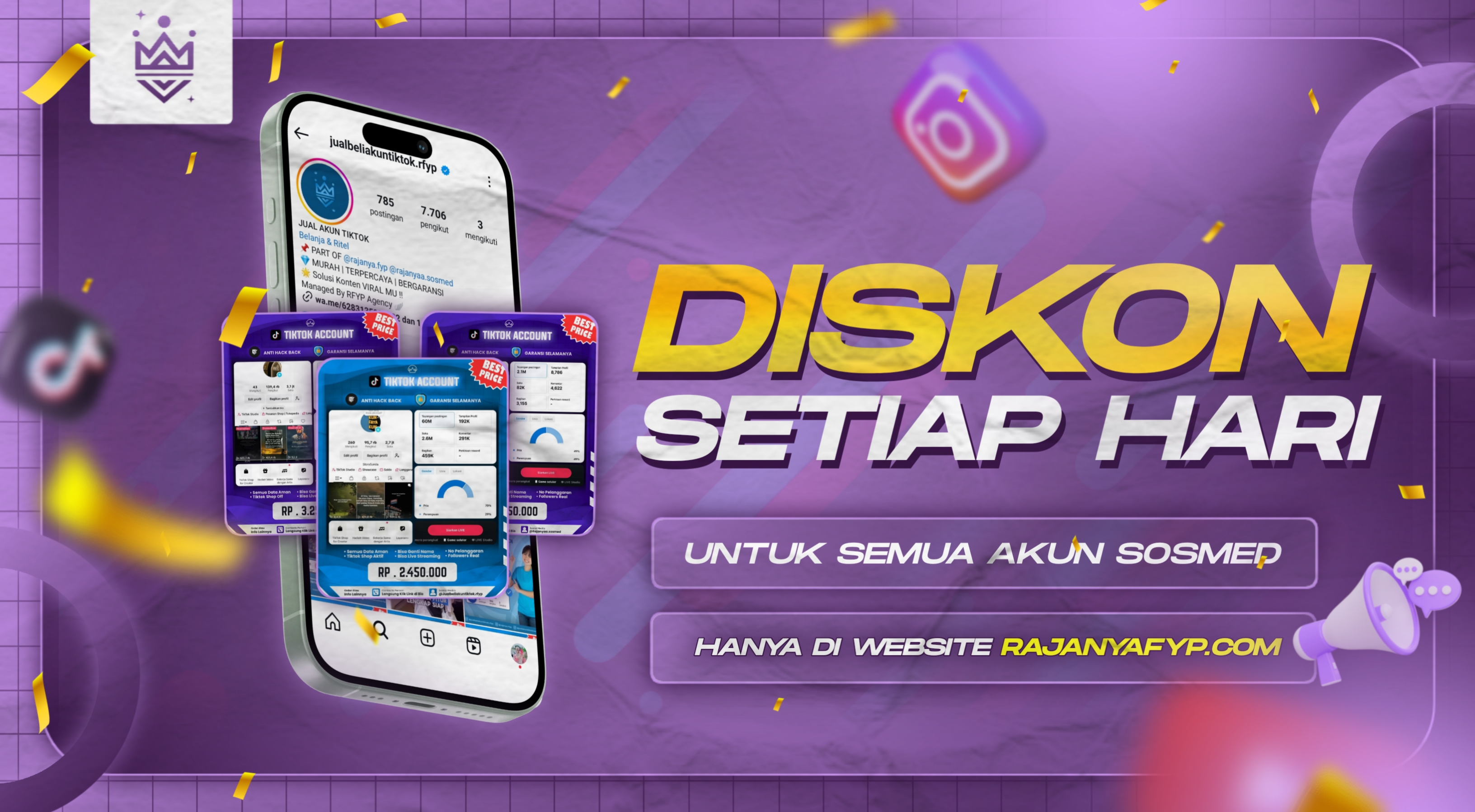 Promosi RajanyaFYP - Akun TikTok berkualitas 1