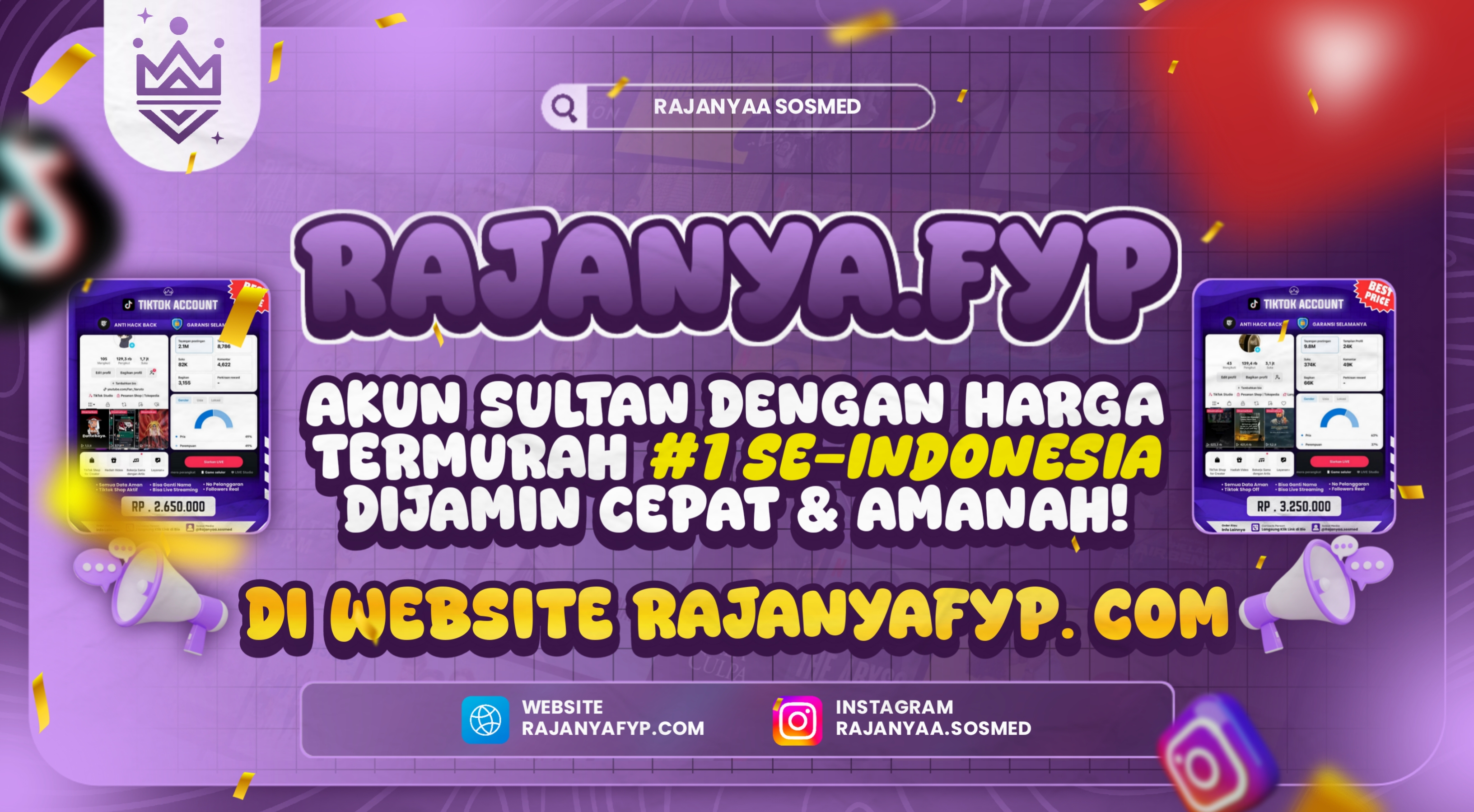 Promosi RajanyaFYP - Akun TikTok berkualitas 2