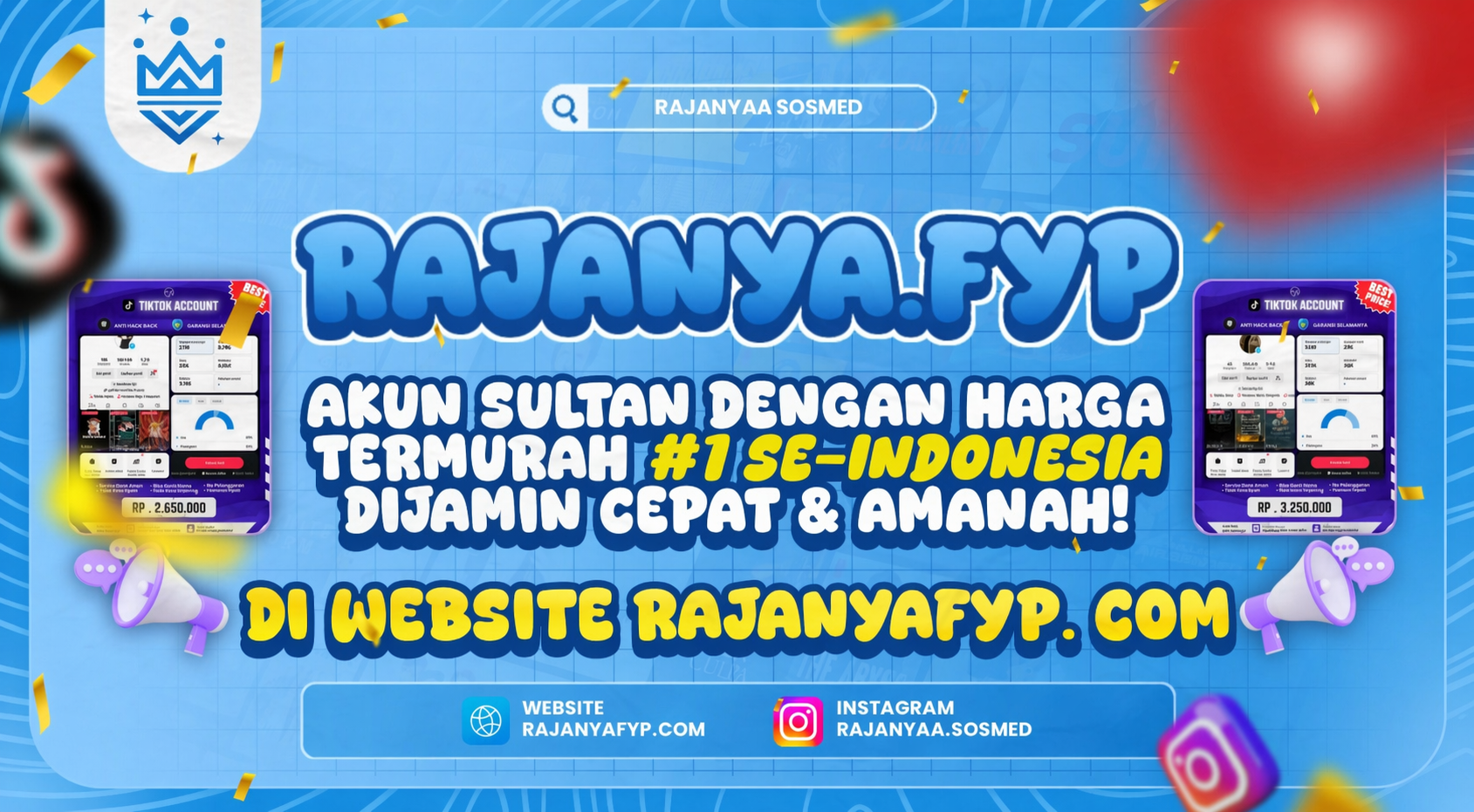 Promosi RajanyaFYP - Akun TikTok berkualitas 2