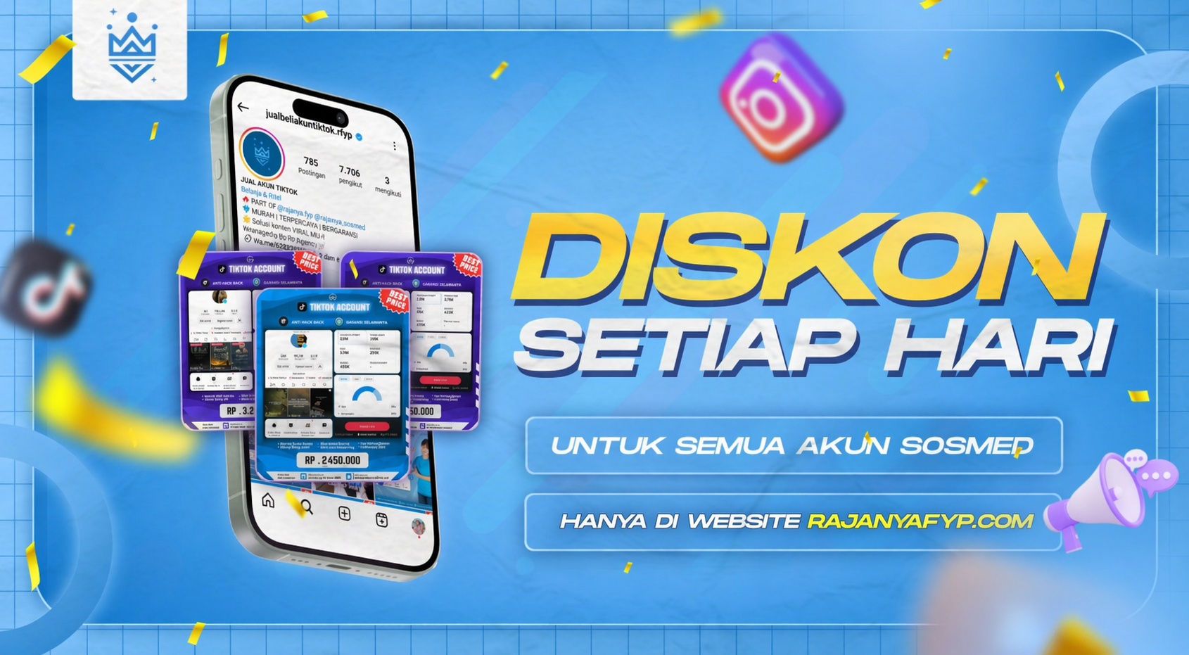 Promosi RajanyaFYP - Akun TikTok berkualitas 3