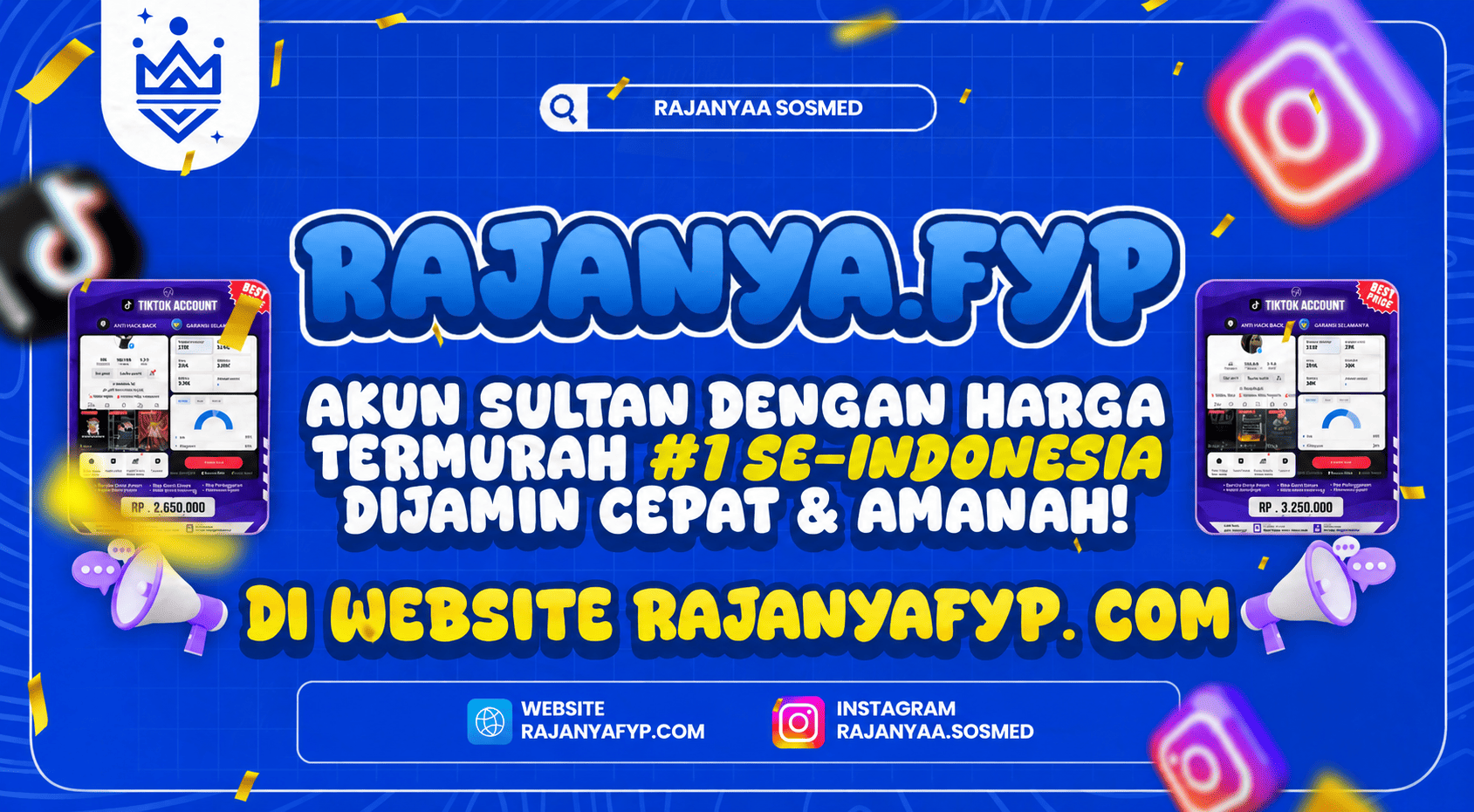 Promosi RajanyaFYP - Akun TikTok berkualitas 2