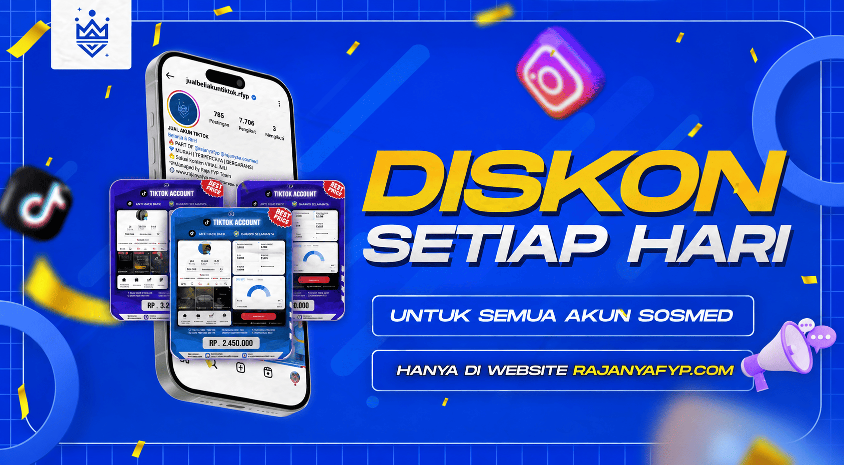 Promosi RajanyaFYP - Akun TikTok berkualitas 3